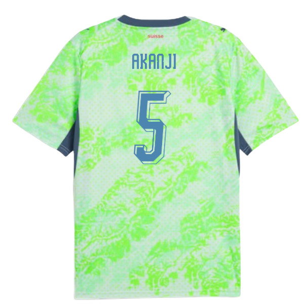 2026-2027 Switzerland Away Shirt (Akanji 5)-SoccerKits Hub | Buy Soccer Jerseys Online